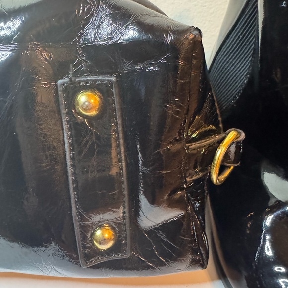 Coach Black Patent Leather Bag - Large Medium - Picture 2 of 13